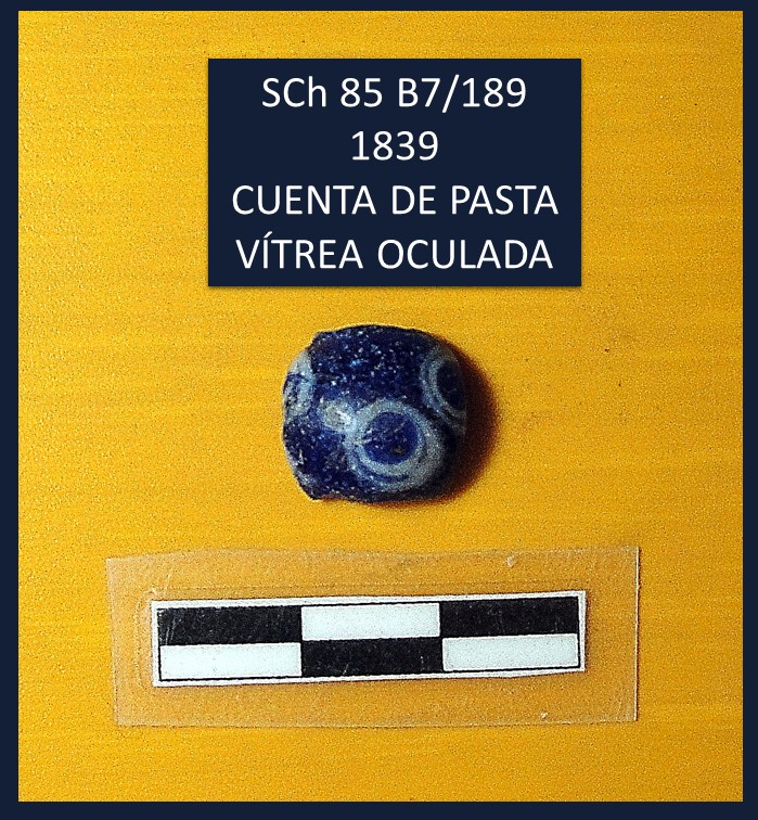 CUENTA DE PASTA VÍTREA OCULADA | OCULATED VITREOUS PASTE BEAD 