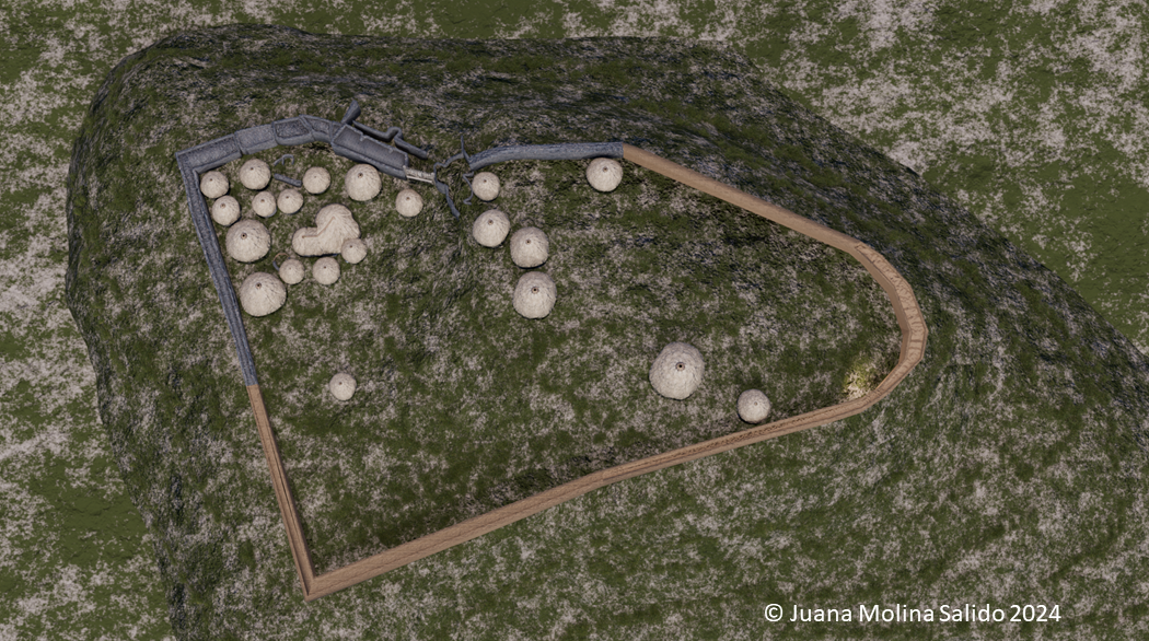 PLANTA DEL CASTRO | HILLFORT PLAN